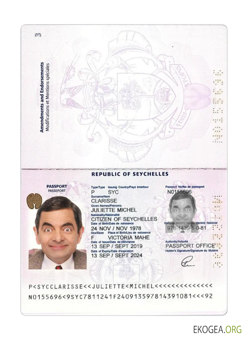 Passeport seychellois